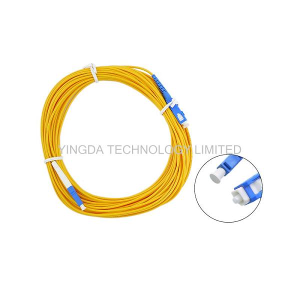 LC / SC CATV Fiber Optic Patch Cord Cable SM SX 15 Meter / Fiber Optic Assemblies