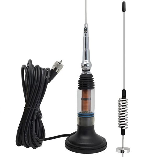 Cb magnéticos de aço inoxidável da antena de autorrádio dos CB da frequência ultraelevada 2dBi aéreos para o carro