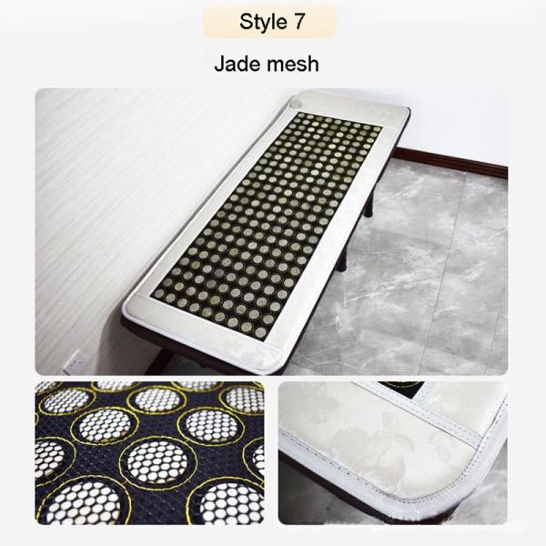 Function Heating Treatment Massager with Colorful Far Infrared Stone Medical Therapy Mat and Home Care Ray