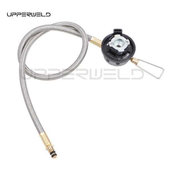 Herramientas de campamento al aire libre Estufas de gas duraderas Válvula de caja de tanque de gas Conversión de la cabeza del adaptador de la botella del adaptador del conector