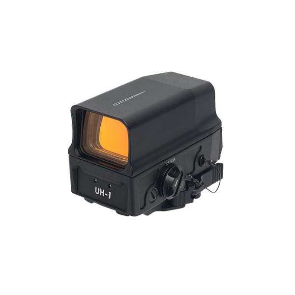 Optics AMG UH-1 Holographic Sight 1x 1 MOA Red Dot Scope with Integral Weaver / Picatinny - Style Mount