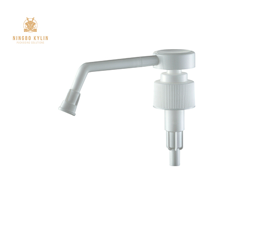 Nonspill White Lotion Dispenser Pump Leakproof With Long Nozzle K207-3