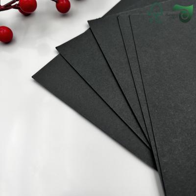 FSC 400gsm 450gsm Uncoated Solid Black Pulp Paper For Photo Frames  400mm 400mm