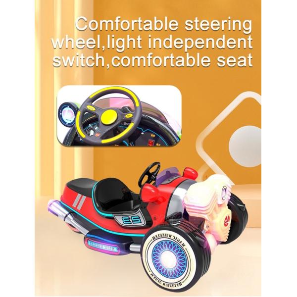 Battery 45ah Motorcycle Bumper Car Magic Tricycle Kids Riding Game