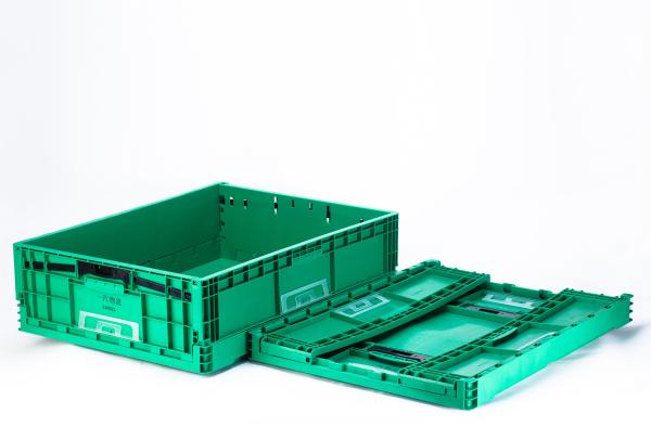 Durable PP Plastic Turnover Box Solid EU Collapsible Crate Plastic Foldable Stackable Crate