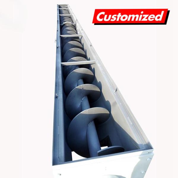 Stainless Steel Customizable Flexible Spiral Conveyor For OEM Drilling Mud Transport