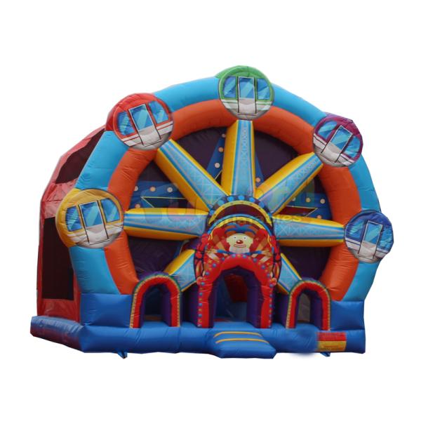 Дом прыжка колеса Феррис раздувной комбинированный/коммерчески скача замок