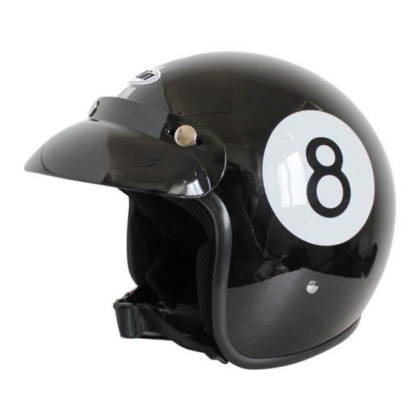 Replace/Repair Open Face Helmet with Visor Washable Sponge Lining Classic Retro Style