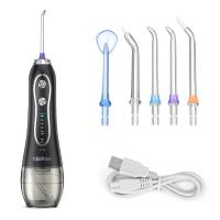 Flosser d'eau dentaire rechargeable avec 5 modes de nettoyage et une batterie de 2500 mAh pour des soins buccaux sains
