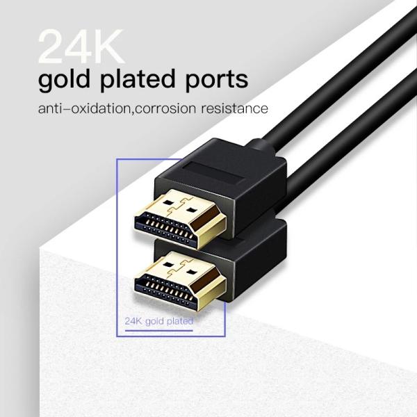 High Speed 4K UHD HDMI Cables 2.0 1080P 3D For TV XBOX PS3 0.3m 1m 1.5m 2m 3m 5m 7.5m 10m
