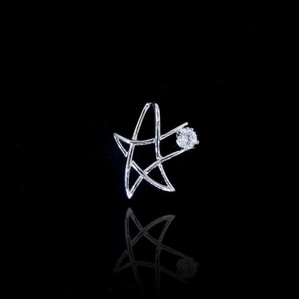 Heart Shape Silver Cubic Zirconia Pendant White Gold Silver 925 Zircon Jewelry