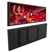Exposição esticada polegada da prateleira de 38,5 Digitas da borda superior da tira 973×300 HDMI do LCD da barra