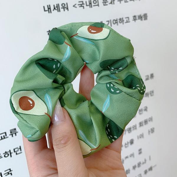 Cloth Stretchy Hair Ties Bobbles Rope Large Intestine Girl Horsetail Head  HSTSW0002