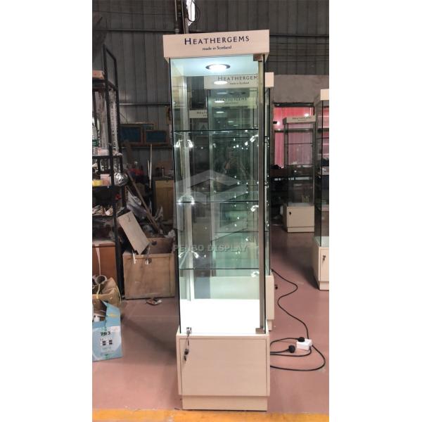 La tienda del diseño del monómero del boutique exhibe el gabinete 2300m m para la joyería