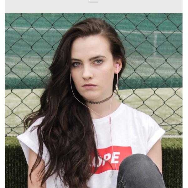 Pink Customized 3.5 Mm Jack Noise Cancelling Sport Earbuds / Headphone For Sumsung