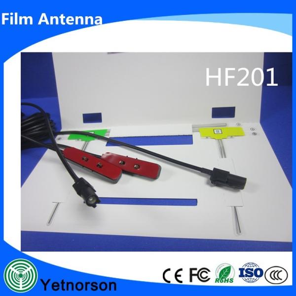 VHF/ UHF Digital Car Glass Film Antenna Radio Car Antenna TV Antenna with GT13 GT16 VR1