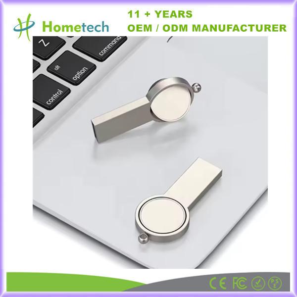 Super Mini Metal USB 3.0 Flash Drive Pen Personalizado 4GB 8GB 16GB 32GB 64GB 128GB USB Stick para presentes