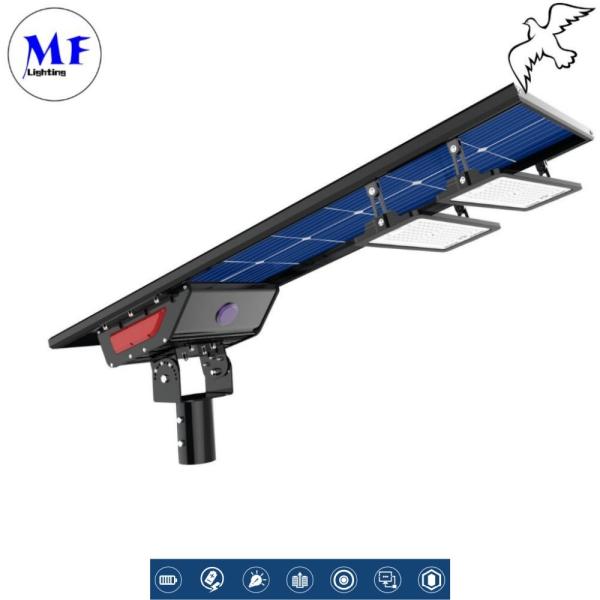 Iluminação de rua LED de alta luminosidade Lâmpada solar de rua IP66 Iluminação industrial à prova d'água 30W-150W Para estacionamentos na estrada