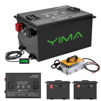 36ah 80ah 48 Volt batterie au lithium pour chariot de golf longue durée de vie