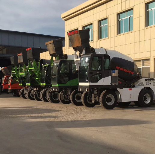 Зеленая 40° тележка конкретного смесителя ³ подъема 116ХП 85кв 3м