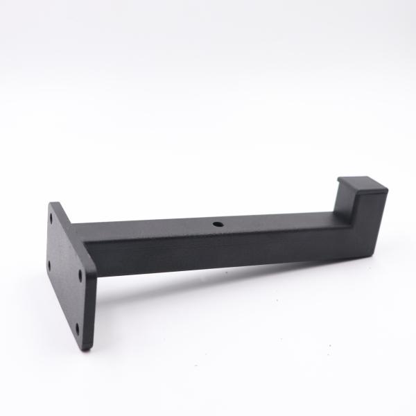 Серебряные квадратные трубные трубки декорируют деревянные Т-рельсовые брекеты с оборудованием для штамповки с ЧПУ