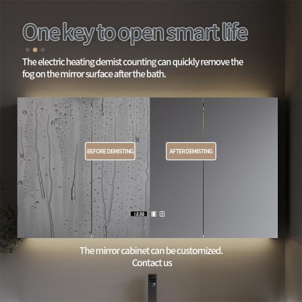 waterproof Slate Bathroom Vanity With Sink And Mirror 42 Inch