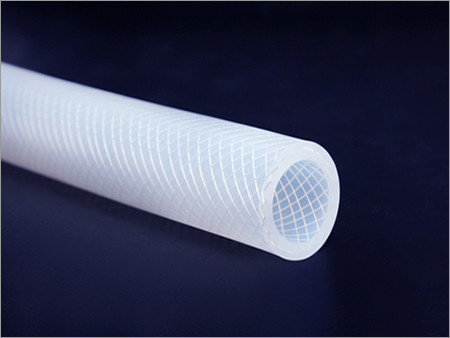 Polyester Braided Silicone Tubing Aging Resistance For Food Equipment Materials