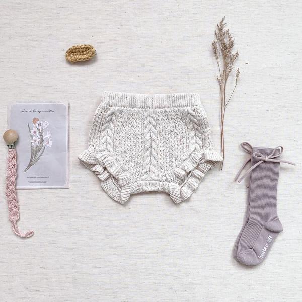 Winter Kids Toddler Girl Pants Children Baby Short Pants Knitted Leggings Baby Knitted Shorts