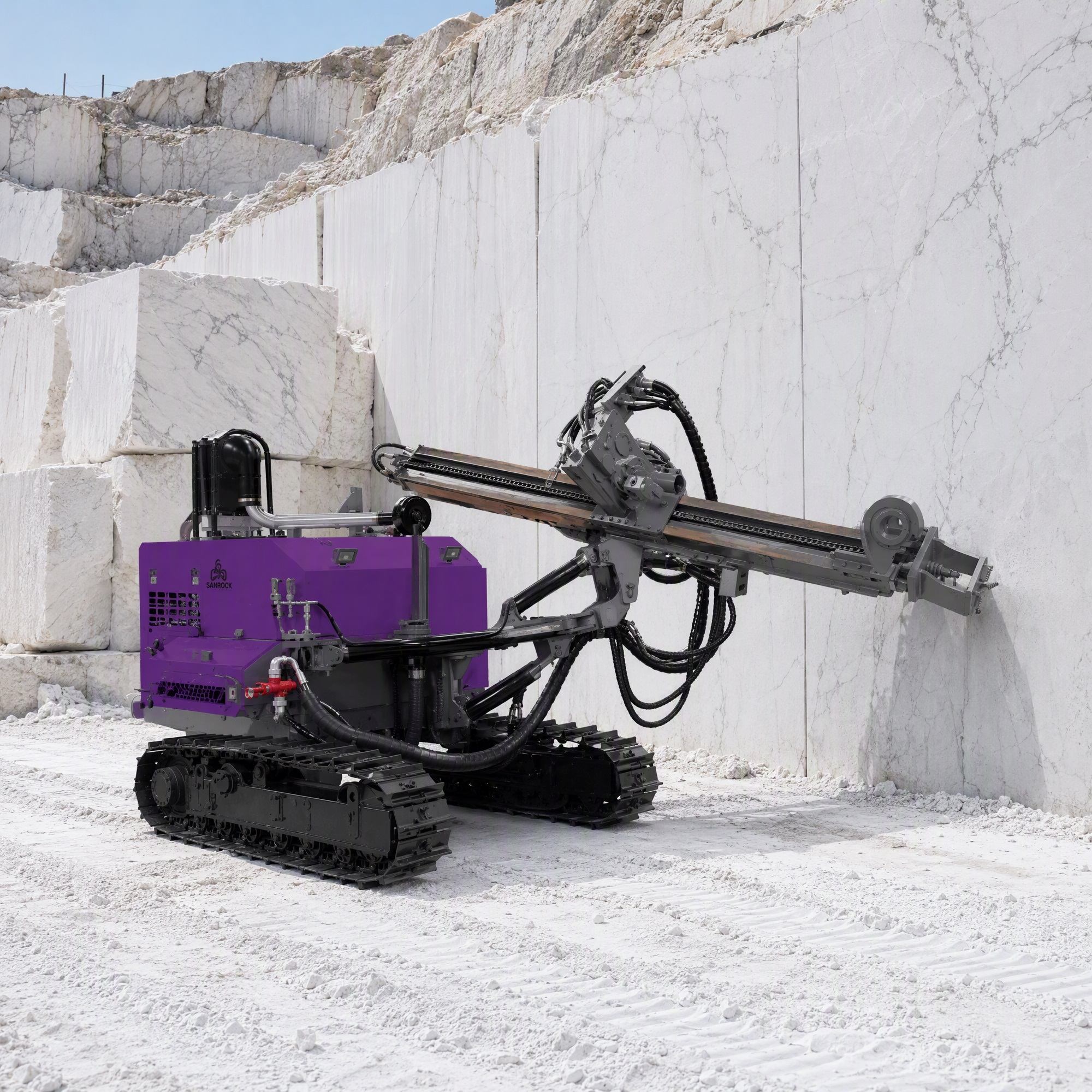 Split Type DTH Drilling Rig Mining Project 30m Depth Borehole Drilling Rig Crawler Drilling Machine for Sale