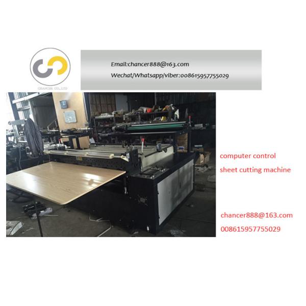 Paper /PVC roll to sheet cutting machine, crossing cutting machine