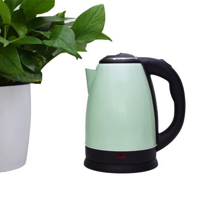 Chaleira de chá de aço inoxidável elétrica bonito da cor verde de produtos novos