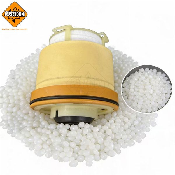 Low-Temperature Reliability Polyester (PES) Oil Filter Adhesive for Diesel Filter , Milky white Hot Melt Adhesive , Chemical Resistance Hot Melt Glue