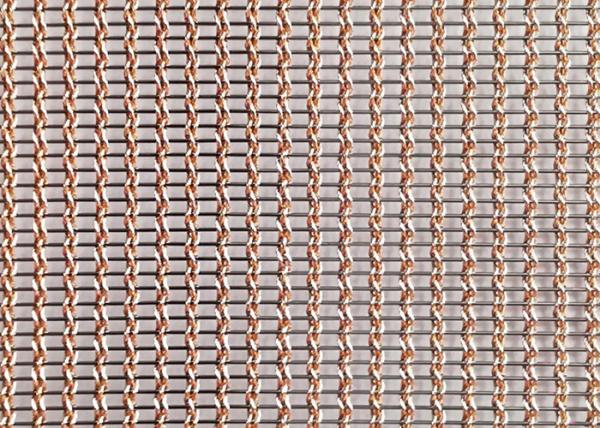 SHUOLONG Woven Copper Glass Laminated Wire Mesh Lightweight Heat Resistance