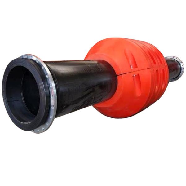 High Wear Resistance HDPE PE Pipe PN12.5 , SDR11 Dredging HDPE Pipe With Float