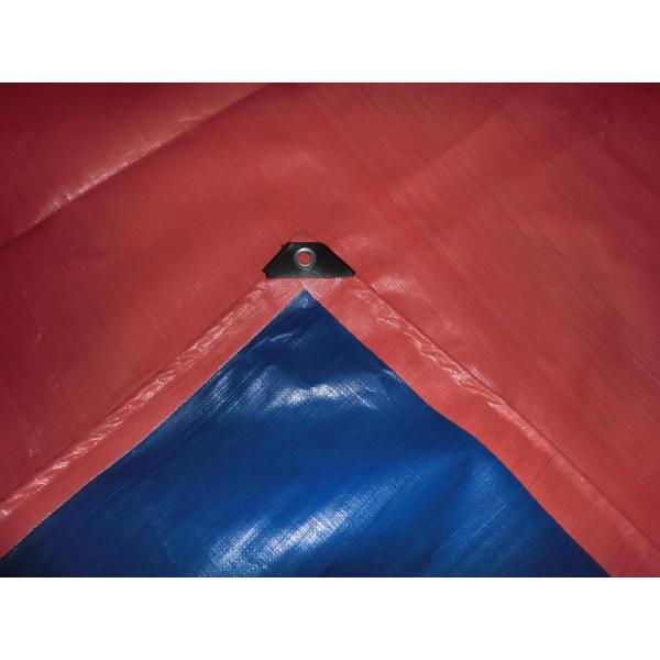 180gsm orange/blue color PE Tarpaulin, eyelets tarpaulin sheet, waterproof protective cove