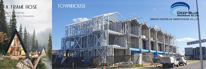 Роскошная Prefab вилла стальной структуры портативная