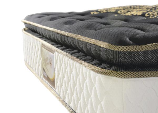 Natural Memory Foam Pillow Top Bonnell Spring Mattress 12'' Height For Hotel