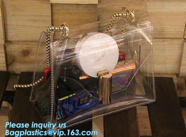 Waterproof Tote Bag for Teen Fashion And Classy woman, Durable Clear Pvc Zipper Bag Backpack For Best Price, PVC Shoulde