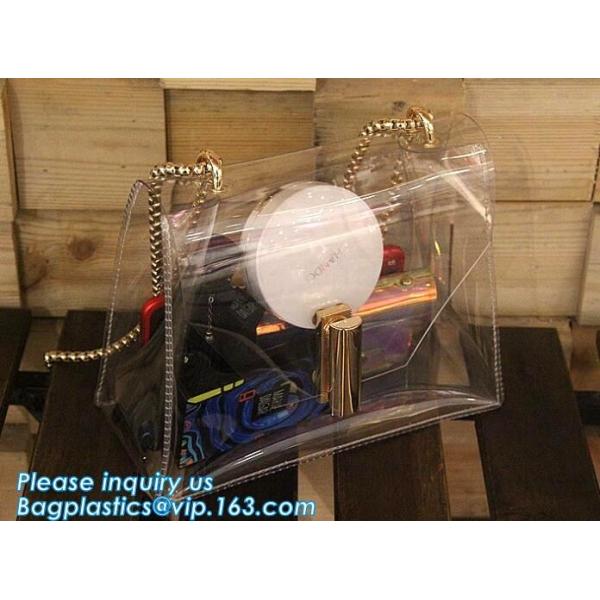 summer tote bag Transparent PVC Beach Shoulder Bags jelly candy bag, Fashionable Handbag Shoulder Bag, wallet, pac, pack
