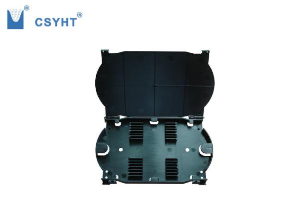 High Intensity Optical Fiber Tray 12 Core Black / White Accept Redundant Bare Fiber