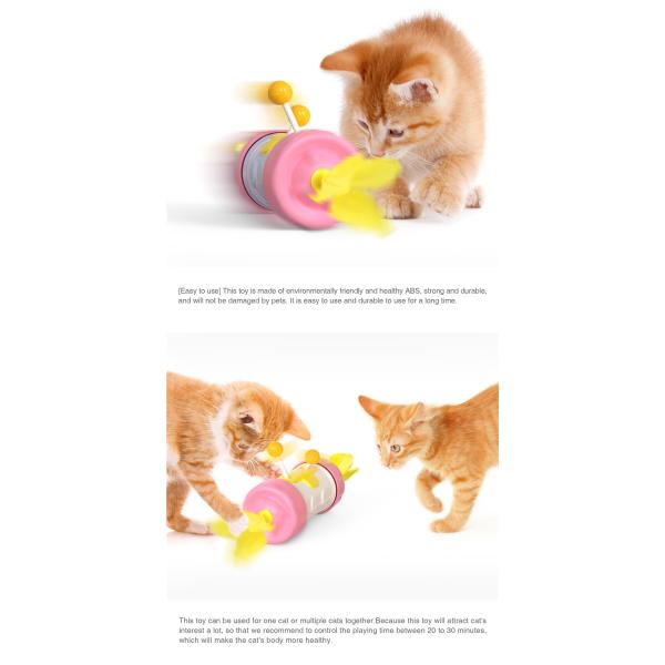 Hot Sale Cat Balance Car Cat Catnip Hair Interactive Self-playing Pet Toy
