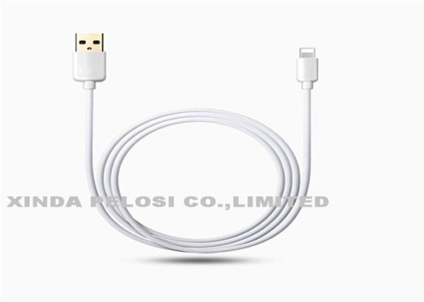 5.0 V Smart Cell Phone Accessories Apple Lightning Cable 8 Copper Connector