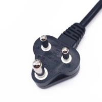 3 pin Sudáfrica Cordón de energía, SABS 1.8m 2m 250V C13 AC Cordón de extensión de energía