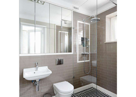 Professional Custom Bathroom Shower Glass Easy Cleaning For Hotel / Home