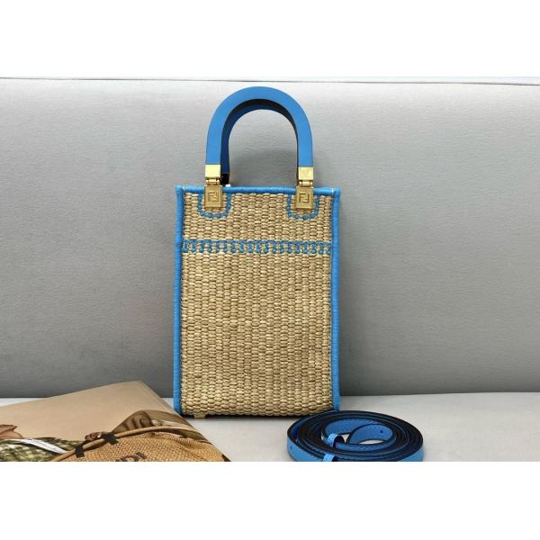 Newest Mini Small Square Bag Straw Weaving Series Of Pure Hand Woven Handbag Luxury Style Cross-Body Bag