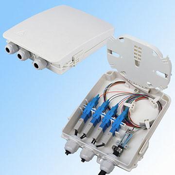 Outdoor Fiber Optic Termination Box 4/6/8/12/24 Core With 1x8 1x16 Optical Splitter
