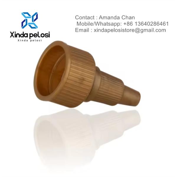 Preço de fábrica personalizado Botela de plástico Torcer Top Cap Cosmético Pipefish Cap para venda