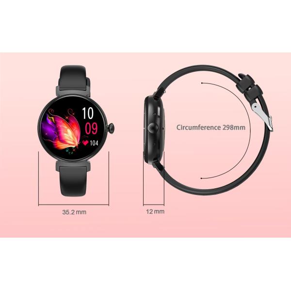 S901 Mujeres Reloj inteligente de 1,04 pulgadas AMOLED HD Pantalla IP68 Inodoro Reloj inteligente Damas