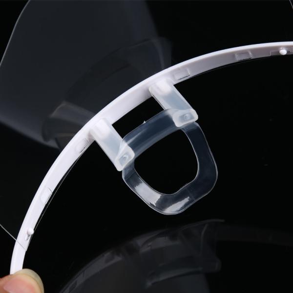 Flat Anti Fog Clear Plastic Mouth Cover For Catering