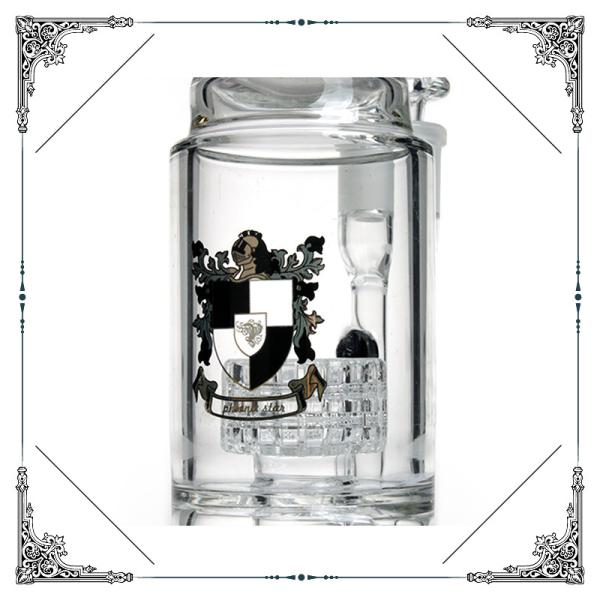 Build A Freezable Coil Bong Double Matrix Perc  Bongs With Glycerinum Glass Smoking Bong Water Pipe